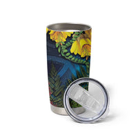 Tui Bird New Zealand Starry Sky Tumbler Cup Maori Koru LT7 - Polynesian Pride