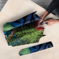 Tui Bird New Zealand Starry Sky Umbrella Maori Koru