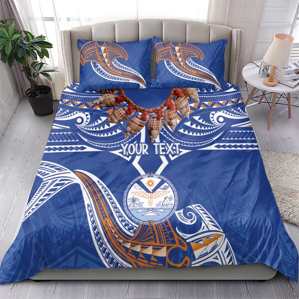 Yokwe Marshall Islands Personalized Bedding Set Jemenei Day - Seashell Necklace