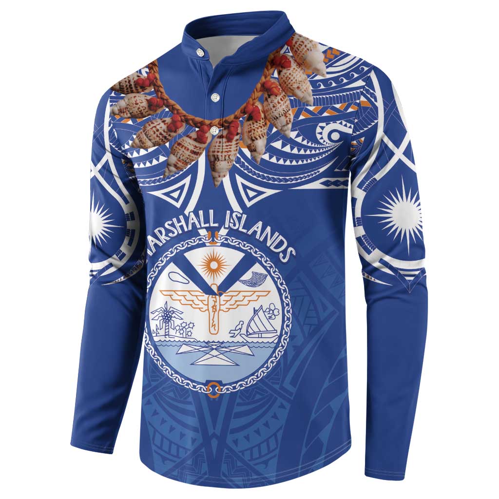 Yokwe Marshall Islands Personalized Button Sweatshirt Jemenei Day - Seashell Necklace