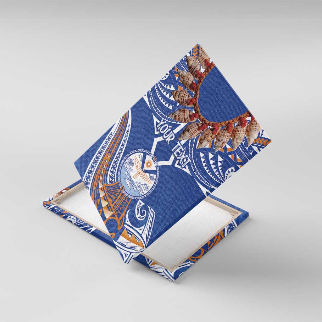 Yokwe Marshall Islands Personalized Canvas Wall Art Jemenei Day - Seashell Necklace