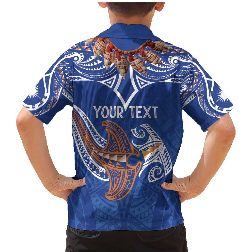 Yokwe Marshall Islands Personalized Family Matching Mermaid Dress and Hawaiian Shirt Jemenei Day - Seashell Necklace