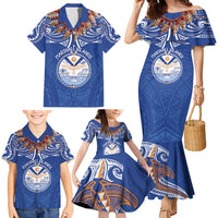 Yokwe Marshall Islands Personalized Family Matching Mermaid Dress and Hawaiian Shirt Jemenei Day - Seashell Necklace