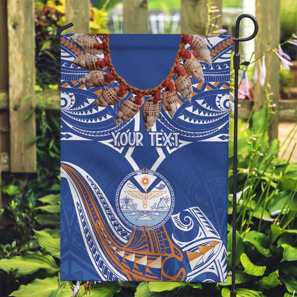 Yokwe Marshall Islands Personalized Garden Flag Jemenei Day - Seashell Necklace