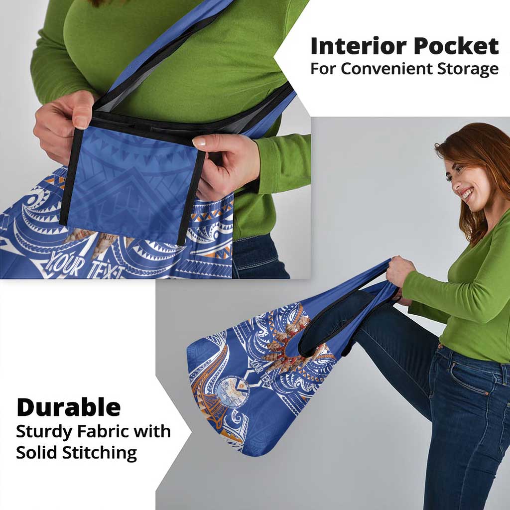 Yokwe Marshall Islands Personalized Grocery Bag Jemenei Day - Seashell Necklace