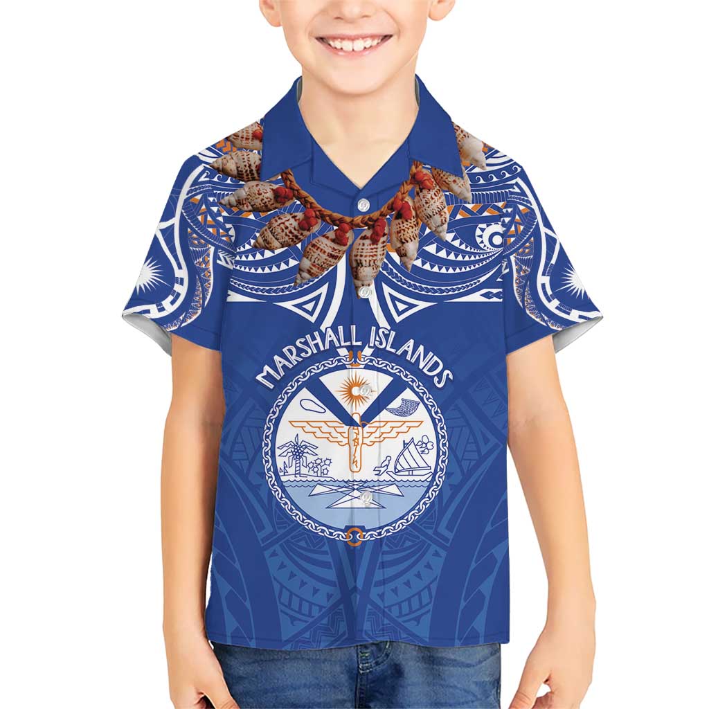 Yokwe Marshall Islands Personalized Hawaiian Shirt Jemenei Day - Seashell Necklace