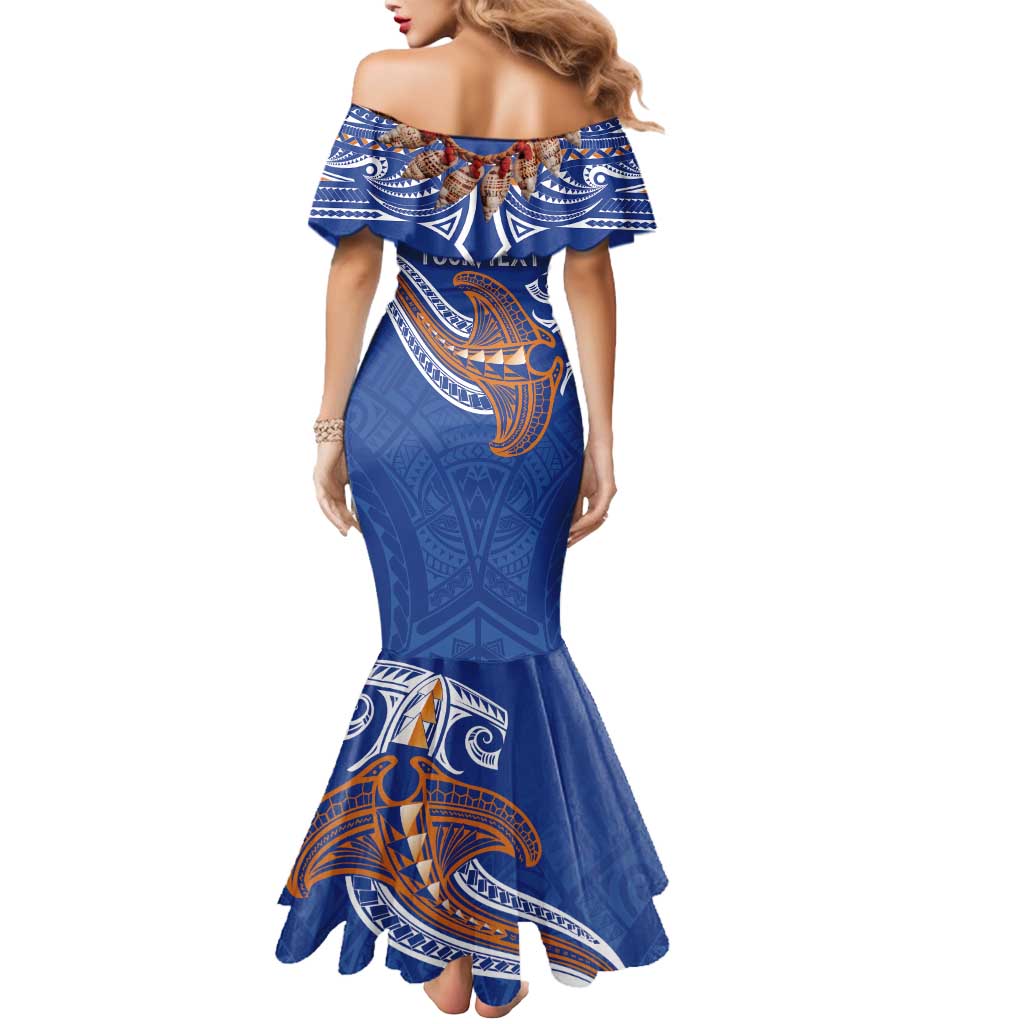 Yokwe Marshall Islands Personalized Mermaid Dress Jemenei Day - Seashell Necklace