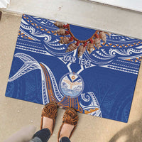 Yokwe Marshall Islands Personalized Rubber Doormat Jemenei Day - Seashell Necklace