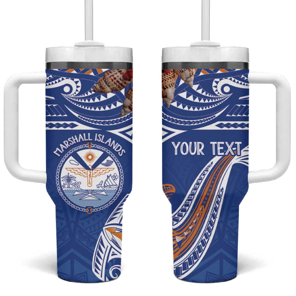 Yokwe Marshall Islands Personalized Tumbler With Handle Jemenei Day - Seashell Necklace