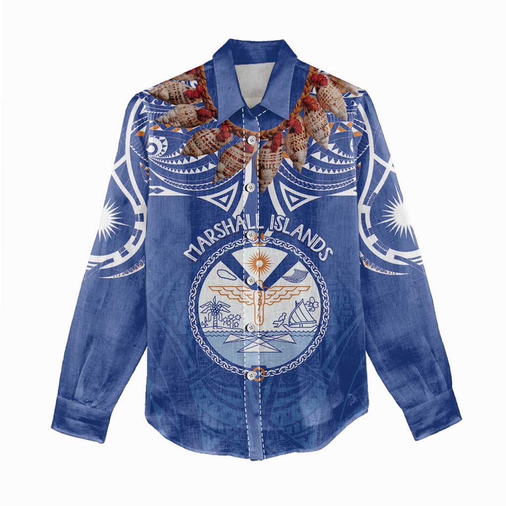 Yokwe Marshall Islands Personalized Women Casual Shirt Jemenei Day - Seashell Necklace