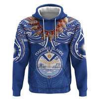 Yokwe Marshall Islands Personalized Zip Hoodie Jemenei Day - Seashell Necklace