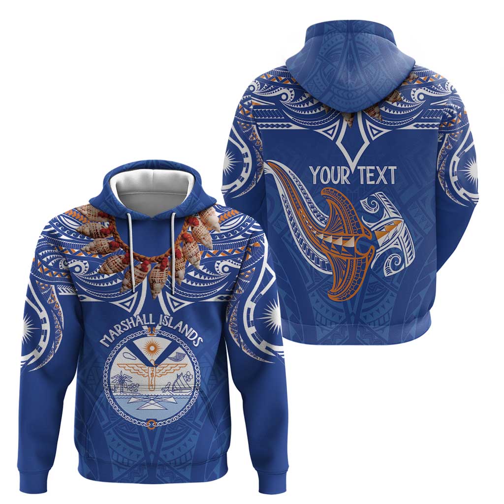 Yokwe Marshall Islands Personalized Zip Hoodie Jemenei Day - Seashell Necklace