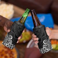 Hawaii 4 in 1 Can Cooler Tumbler Plumeria Black Curves