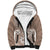 Polynesia Sherpa Hoodie Plumeria Beige Curves LT7 Unisex Beige - Polynesian Pride