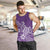 Polynesia Men Tank Top Plumeria Purple Curves LT7 - Polynesian Pride