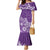 Polynesia Mermaid Dress Plumeria Purple Curves LT7 Women Purple - Polynesian Pride