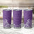 Hawaii Tumbler Cup Plumeria Purple Curves