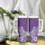 Hawaii Tumbler With Handle Plumeria Purple Curves