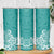 Hawaii Skinny Tumbler Plumeria Teal Curves