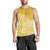 Polynesia Men Tank Top Plumeria Yellow Curves LT7 - Polynesian Pride