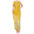 Polynesia Tank Maxi Dress Plumeria Yellow Curves LT7 Women Yellow - Polynesian Pride