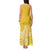 Polynesia Tank Maxi Dress Plumeria Yellow Curves LT7 - Polynesian Pride