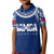 Personalised Samoa Rugby Kid Polo Shirt WC 2023 Champions LT7 Kid Blue - Polynesian Pride