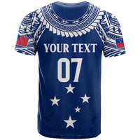 Custom Samoa Rugby T Shirt WC 2023 Champions LT7 - Polynesian Pride