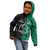 Personalised New Zealand Mix Ireland Rugby Kid Hoodie Celtic Knot Mix Silver Ferns LT7 - Polynesian Pride