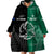 Personalised New Zealand Mix Ireland Rugby Wearable Blanket Hoodie Celtic Knot Mix Silver Ferns LT7 - Polynesian Pride