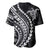 Polynesian Pride Baseball Jersey Turtle Hibiscus Luxury Style - Black LT7 - Polynesian Pride