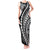 Polynesian Pride Tank Maxi Dress Turtle Hibiscus Luxury Style - Black LT7 Women Black - Polynesian Pride