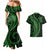 Polynesian Pride Couples Matching Mermaid Dress and Hawaiian Shirt Turtle Hibiscus Luxury Style - Green LT7 - Polynesian Pride