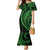 Polynesian Pride Mermaid Dress Turtle Hibiscus Luxury Style - Green LT7 Women Green - Polynesian Pride