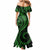 Polynesian Pride Mermaid Dress Turtle Hibiscus Luxury Style - Green LT7 - Polynesian Pride