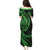 Polynesian Pride Puletasi Turtle Hibiscus Luxury Style - Green LT7 - Polynesian Pride