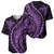 Polynesian Pride Baseball Jersey Turtle Hibiscus Luxury Style - Lilac LT7 - Polynesian Pride