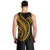 Polynesian Pride Men Tank Top Turtle Hibiscus Luxury Style - Merigold LT7 - Polynesian Pride