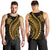 Polynesian Pride Men Tank Top Turtle Hibiscus Luxury Style - Merigold LT7 - Polynesian Pride