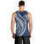 Polynesian Pride Men Tank Top Turtle Hibiscus Luxury Style - Navy LT7 - Polynesian Pride