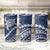 Polynesian Pride Tumbler Cup Turtle Hibiscus Luxury Style - Navy