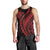 Polynesian Pride Men Tank Top Turtle Hibiscus Luxury Style - Rose LT7 - Polynesian Pride