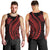 Polynesian Pride Men Tank Top Turtle Hibiscus Luxury Style - Rose LT7 - Polynesian Pride