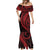 Polynesian Pride Mermaid Dress Turtle Hibiscus Luxury Style - Rose LT7 - Polynesian Pride