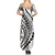 Polynesian Pride Summer Maxi Dress Turtle Hibiscus Luxury Style - White LT7 - Polynesian Pride