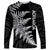 Personalised New Zealand Rugby Long Sleeve Shirt World Cup 2023 Silver Fern Champions LT7 Unisex Black - Polynesian Pride