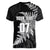 Personalised New Zealand Rugby Women V Neck T Shirt World Cup 2023 Silver Fern Champions LT7 - Polynesian Pride