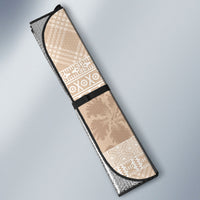 Hawai'i Paniolo Maile Twisted Lei Auto Sun Shade Almond Brown LT7 - Polynesian Pride
