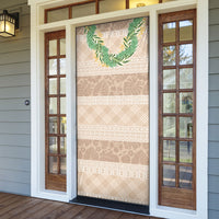 Hawai'i Paniolo Maile Twisted Lei Door Cover Almond Brown LT7 - Polynesian Pride