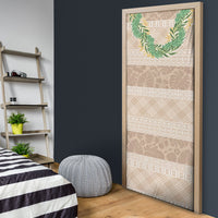 Hawai'i Paniolo Maile Twisted Lei Door Cover Almond Brown LT7 - Polynesian Pride